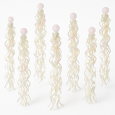 Iridescent Luminous Swirl Hanging Decorations - 10 Pack